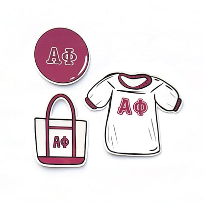 Bid Day Icons Sticker Set