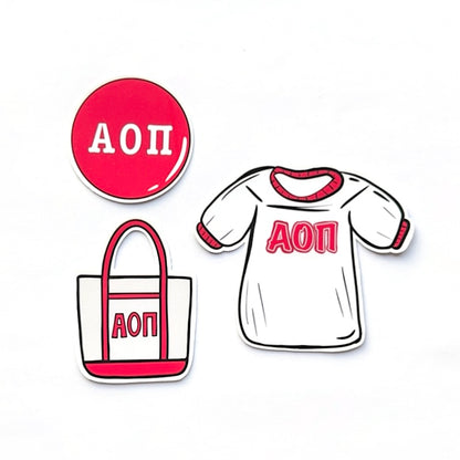 Bid Day Icons Sticker Set