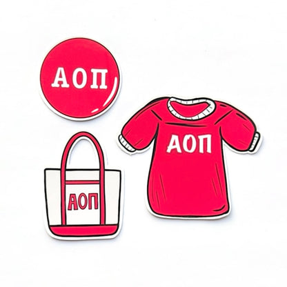 Bid Day Icons Sticker Set