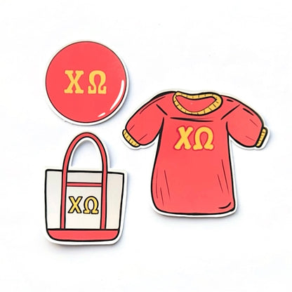 Bid Day Icons Sticker Set