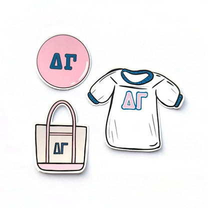 Bid Day Icons Sticker Set