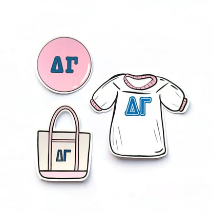 Bid Day Icons Sticker Set