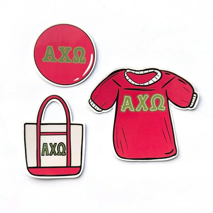 Bid Day Icons Sticker Set