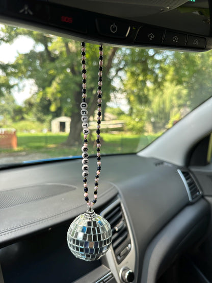 Delta Gamma Disco Ball Suncatcher / Car Charm