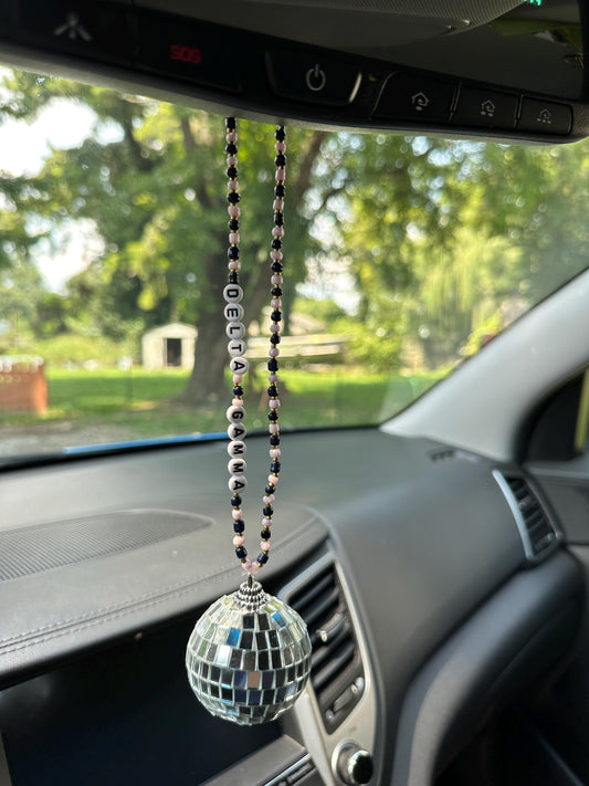 Delta Gamma Disco Ball Suncatcher / Car Charm