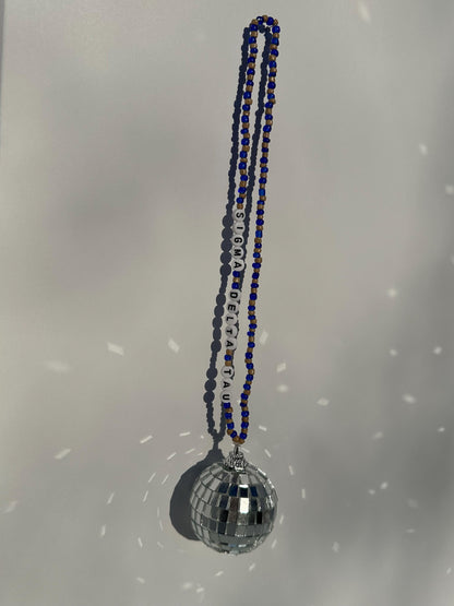 Sigma Delta Tau Disco Ball Suncatcher / Car Charm