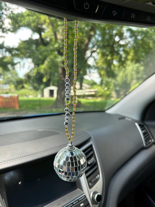 Delta Zeta Disco Ball Suncatcher / Car Charm