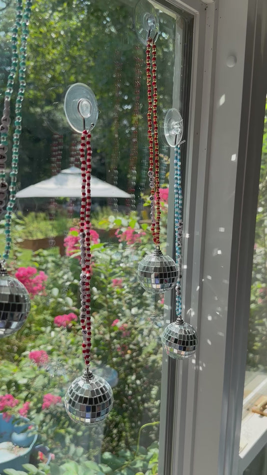 Alpha Chi Omega Disco Ball Suncatcher / Car Charm